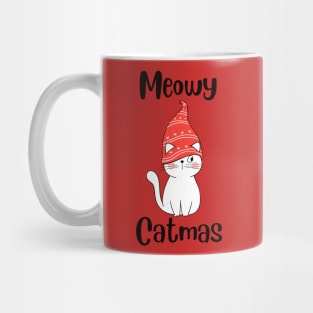 Meowy christmas cat Mug